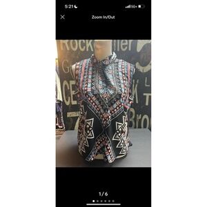 Davida Women's Sleeveless‎ Top Size Large